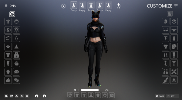 Character Creator Screen